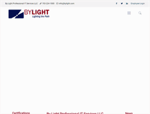 Tablet Screenshot of bylight.com